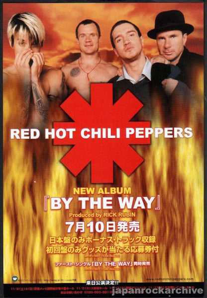 Red Hot Chili Peppers 2002/07 By The Way Japan album promo ad ...