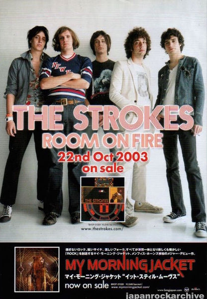 The Strokes 2003/11 Room On Fire Japan album promo ad – Japan 
