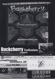 Buckcherry 2013 Japan tour concert gig flyer handbill