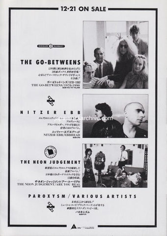 The Go-Betweens 1990/07 1978-1990 Japan album promo ad