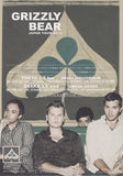 Grizzly Bear 2013 Japan tour concert gig flyer handbill