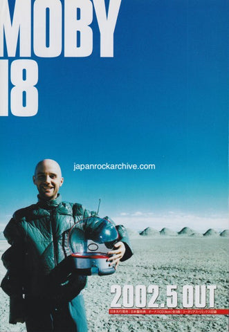 Moby 2002/05 18 Japan album promo ad