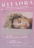 Rita Ora 2019 Japan album / tour concert gig flyer handbill