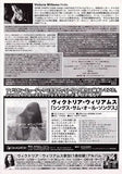 Victoria Williams 2003 Japan tour concert gig flyer handbill